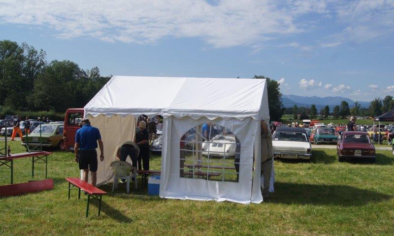 Blick nach Süden in Richtung Berge 