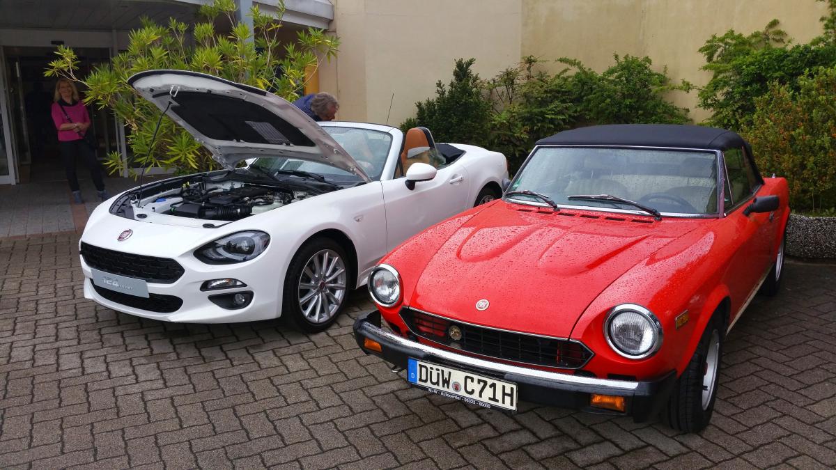 Neuer Spider vor dem Kurpark-Hotel Bad Dürkheim